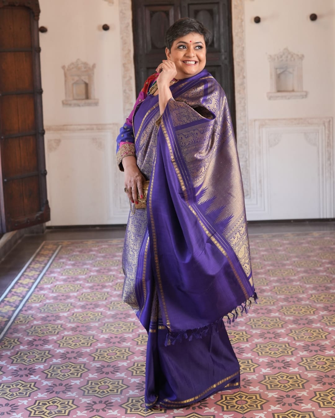 Pramod- Iconic Temple Saree