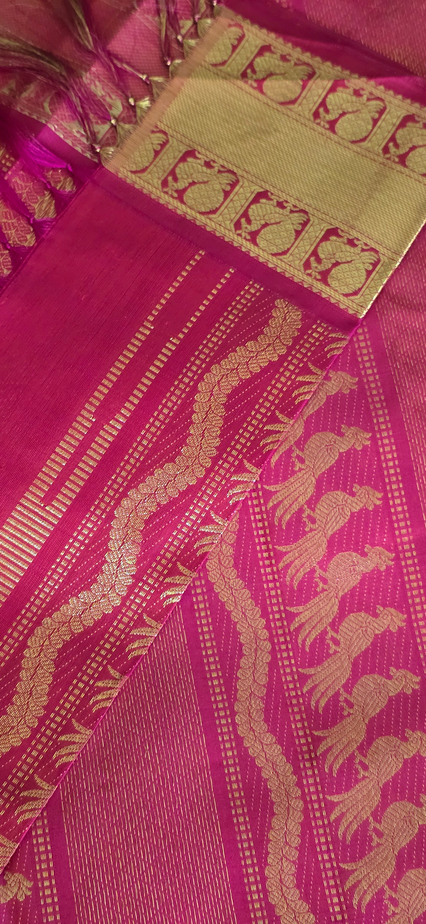 Nachiyar | Handwoven Kanjivaram Silk Saree | Inspired by Andal Nachiyar