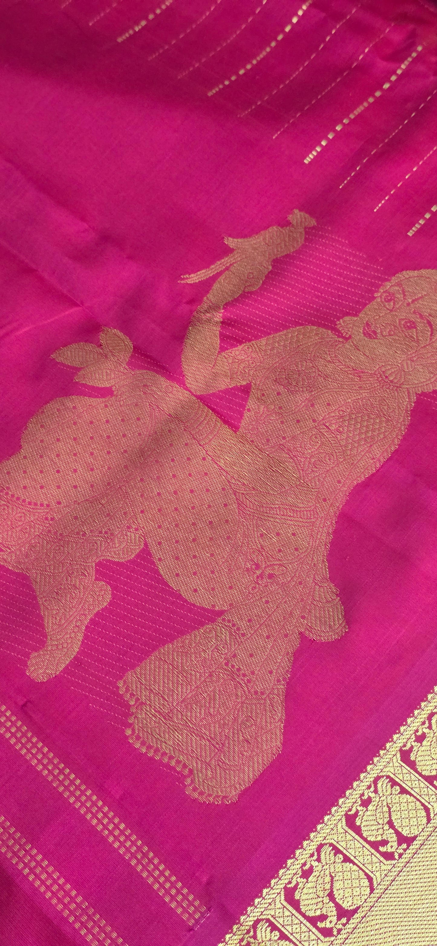 Nachiyar | Handwoven Kanjivaram Silk Saree | Inspired by Andal Nachiyar