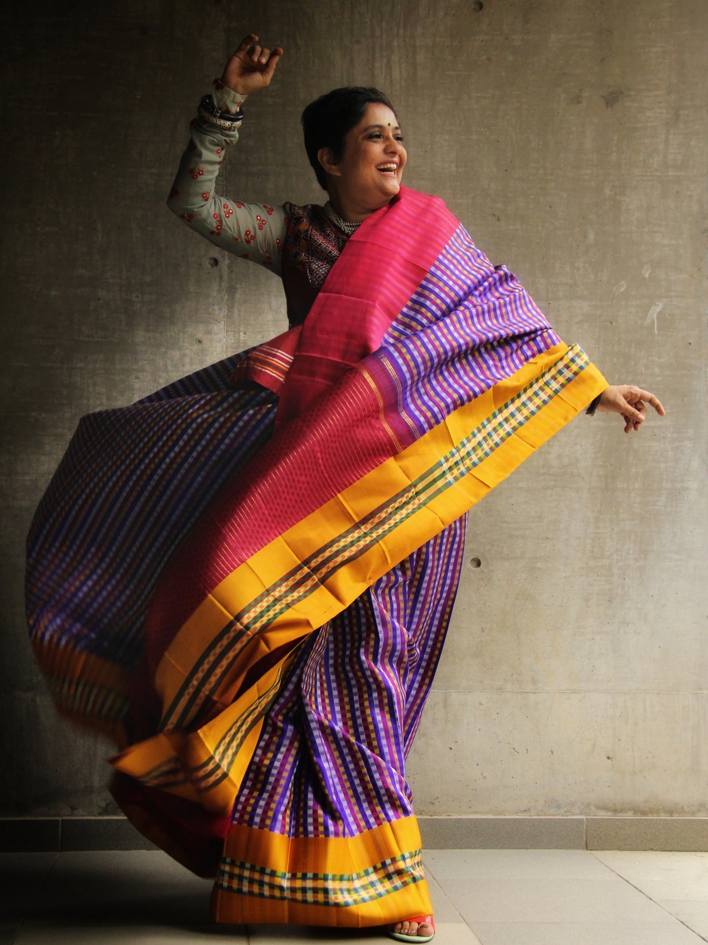 Ayyampett Kutni -With Ikkat on one side of the border!